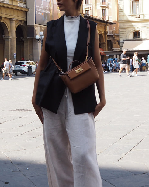 2WAYターンロックミニショルダーハンドバッグ 12-1174